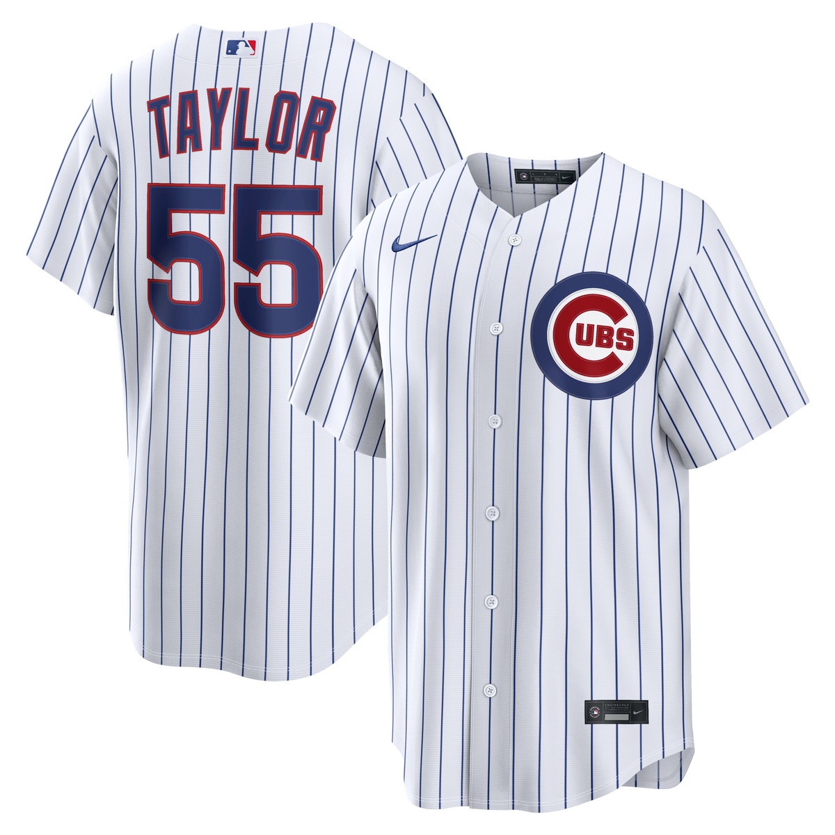 Chicago Cubs Tyrone Taylor White Home Replica Jersey
