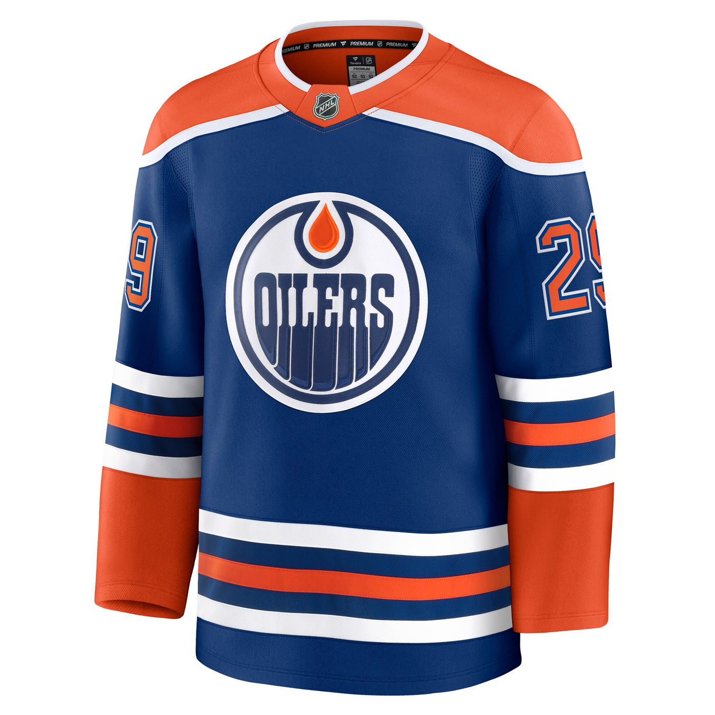Edmonton Oilers Leon Draisaitl Fanatics Royal Home Premium Jersey
