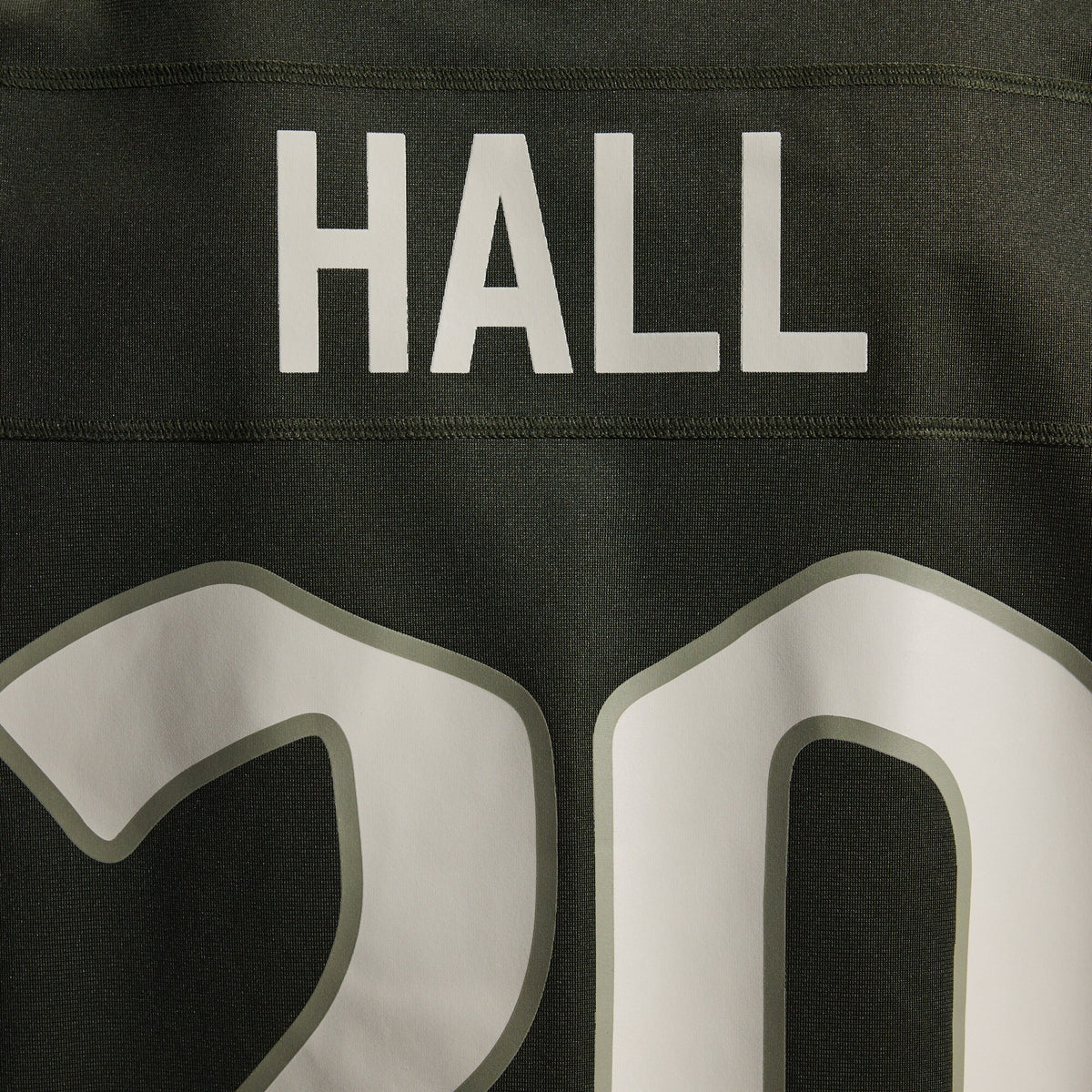 New York Jets Breece Hall Gotham Green 2025 Rivalries Collection Game Jersey
