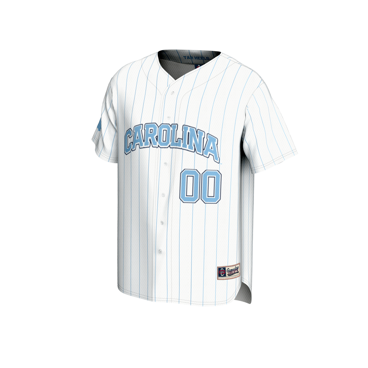 North Carolina Tar Heels GameDay Greats NIL Pick-A-Player Lightweight Baseball Jersey - White