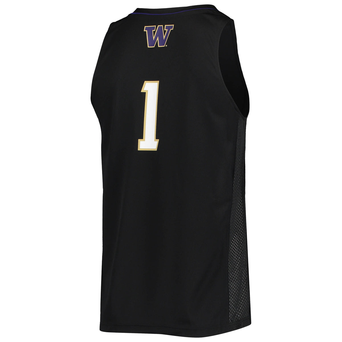 #1 Washington Huskies Swingman Basketball Jersey - Black