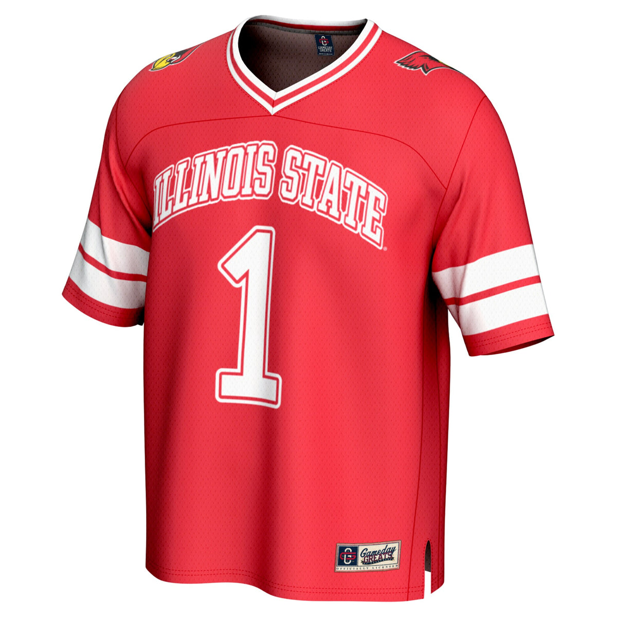 #1 Illinois State Redbirds GameDay Greats Lightweight Collegiate Football Fashion Jersey - Red