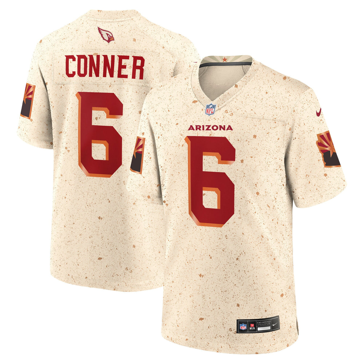 Arizona Cardinals James Conner Natural 2025 Rivalries Collection Game Jersey