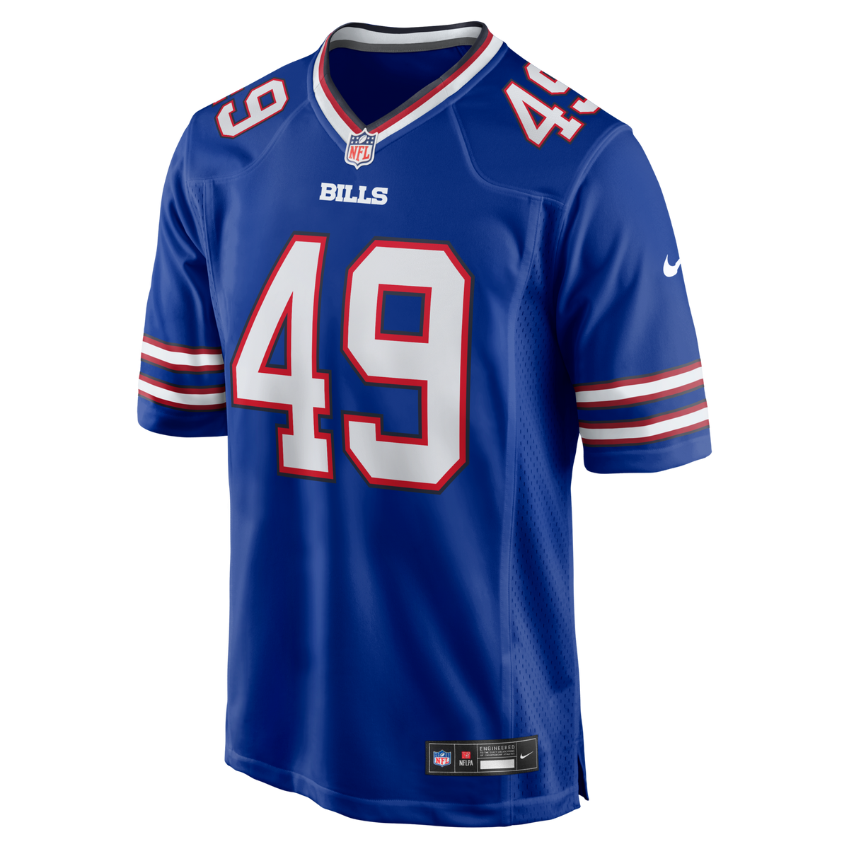 Buffalo Bills DaShaun White Royal Team Game Jersey