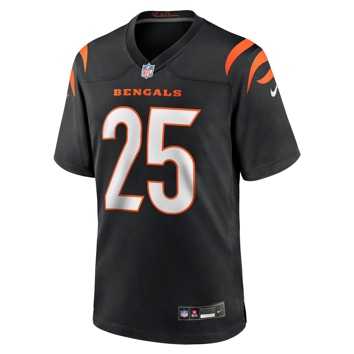Cincinnati Bengals Tahj Brooks Black Team Game Jersey
