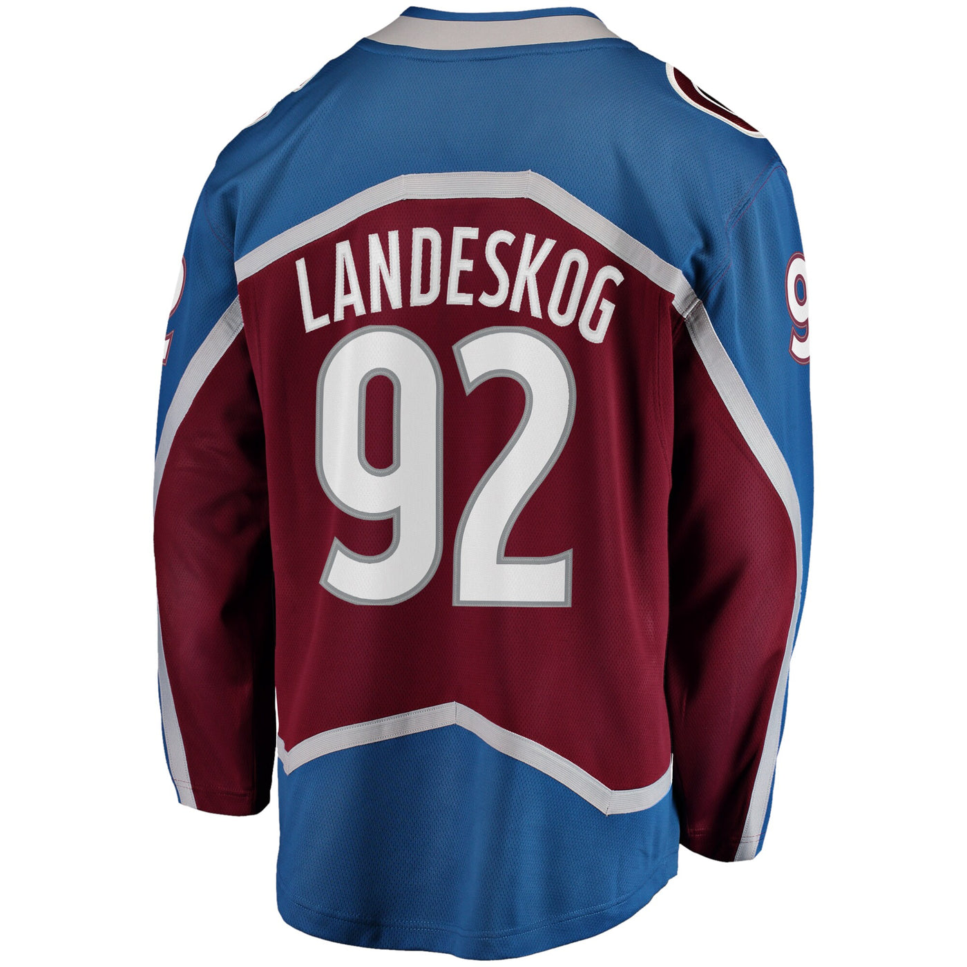 Colorado Avalanche Gabriel Landeskog Fanatics Burgundy Captain Patch Home Breakaway Jersey