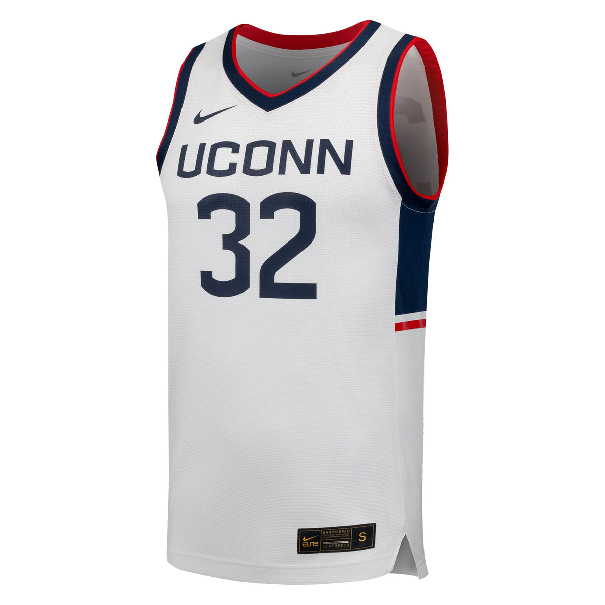 #32 UConn Huskies Replica Basketball Jersey - White