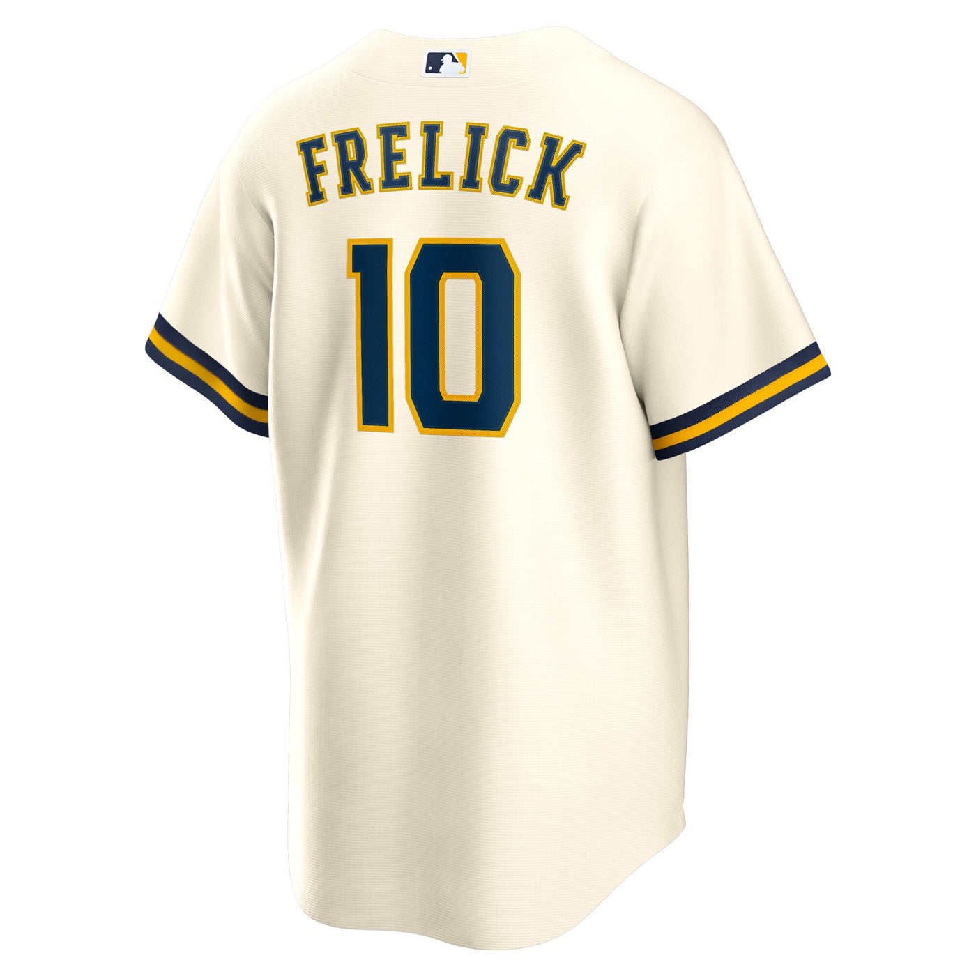 Milwaukee Brewers Sal Frelick Nike Cream Home Replica Player Jersey
