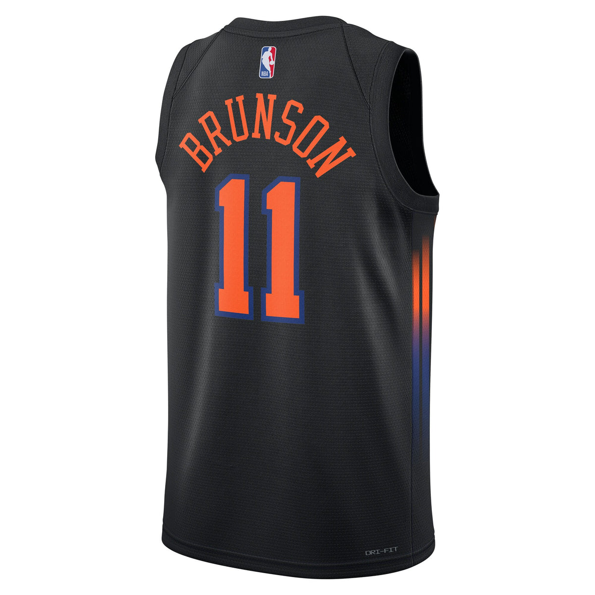 New York Knicks Jordan Brand Statement Edition Jersey - Black - Jalen Brunson -