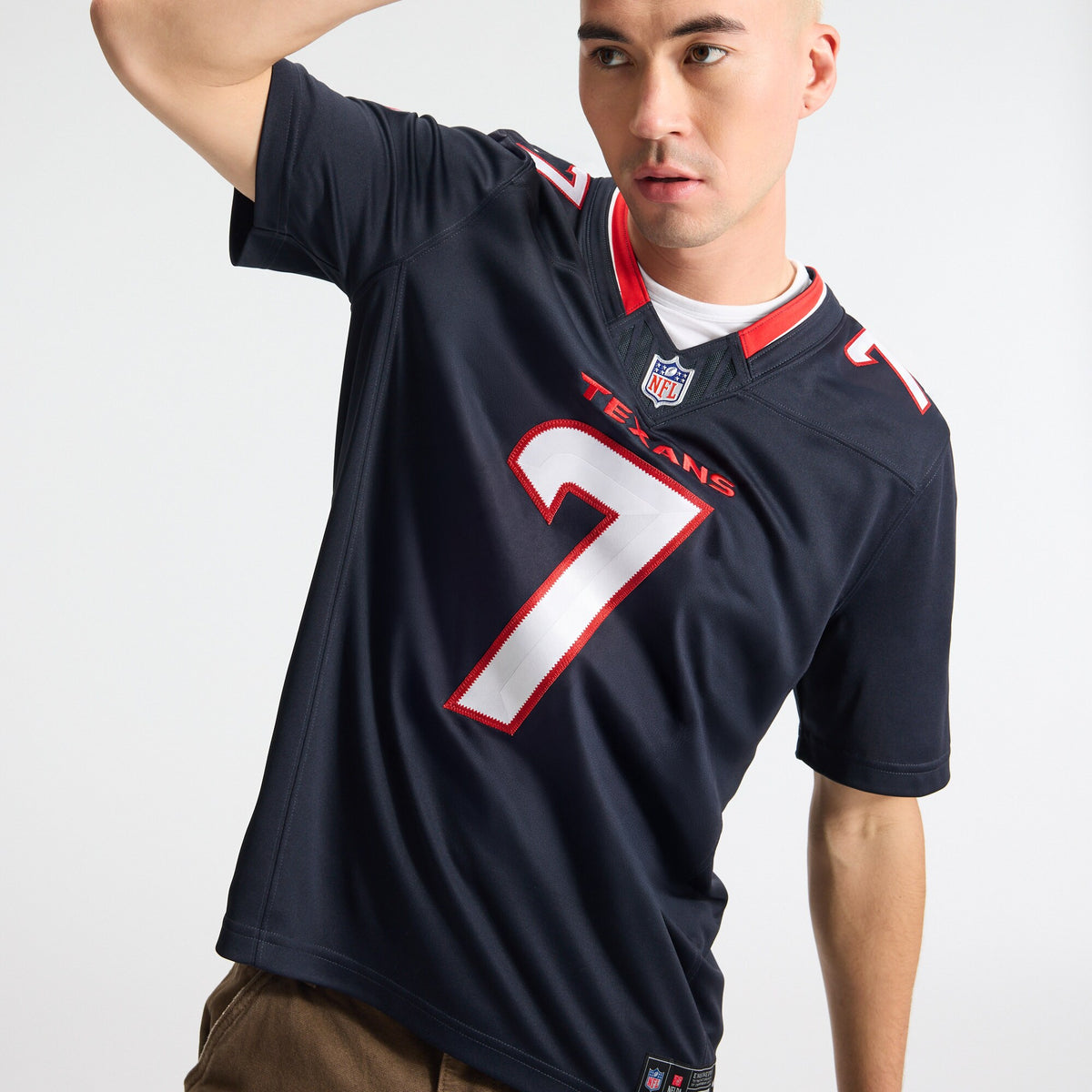 Houston Texans C.J. Stroud Navy Team Vapor F.U.S.E. Stitched Limited Jersey