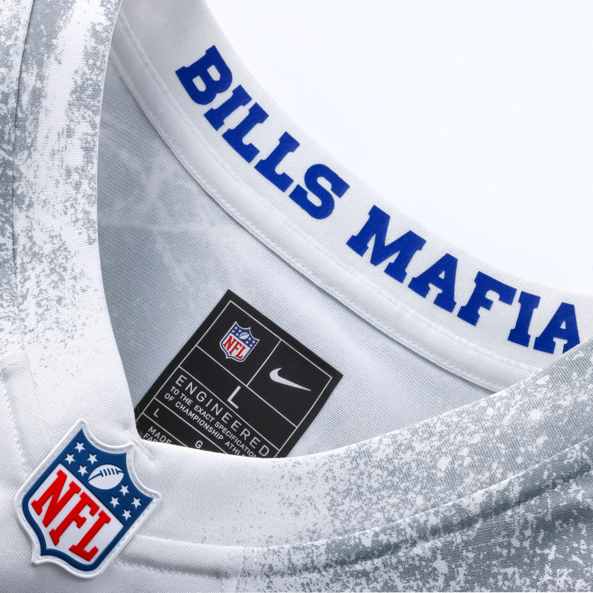 Buffalo Bills Keon Coleman White 2025 Rivalries Collection Game Jersey
