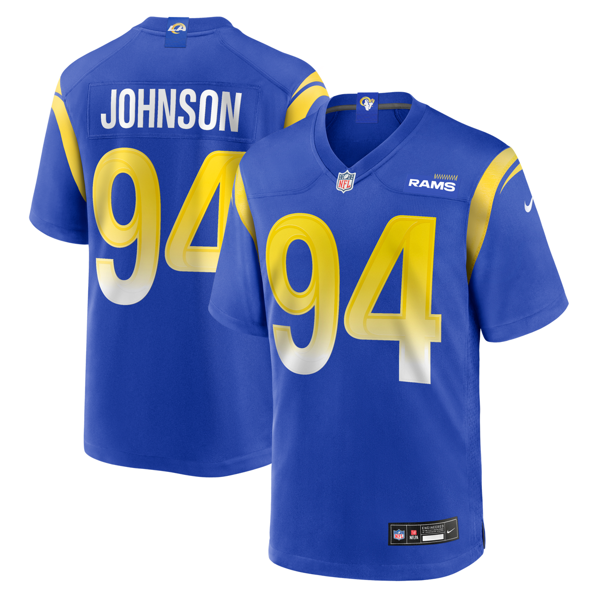 Los Angeles Rams Desjuan Johnson Royal Home Game Jersey