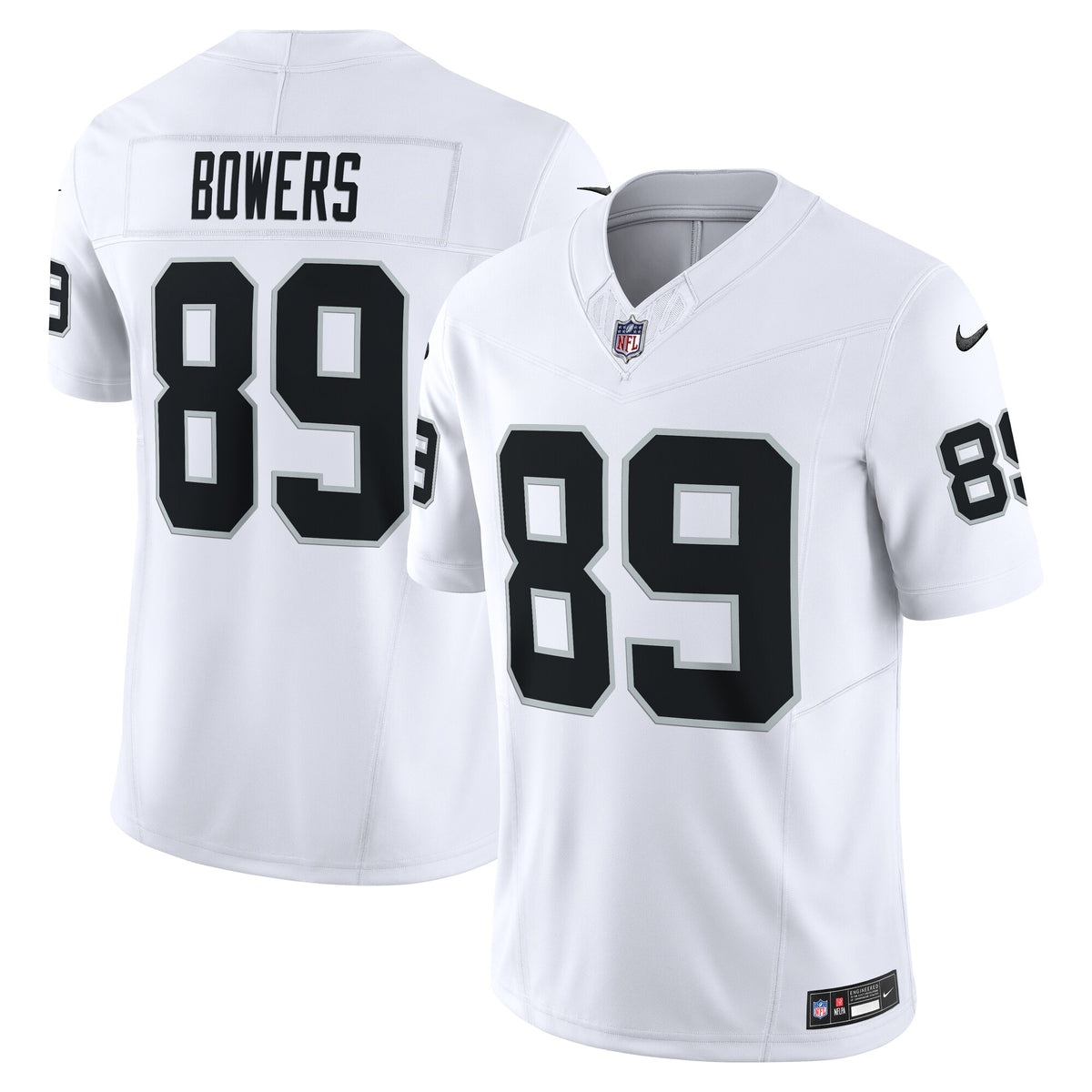 Las Vegas Raiders Brock Bowers White Vapor F.U.S.E. Limited Jersey