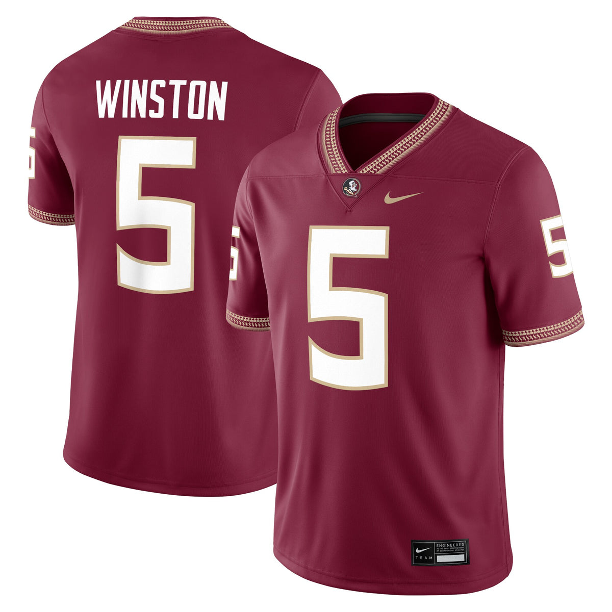 Jameis Winston Florida State Seminoles Alumni Game Jersey - Garnet