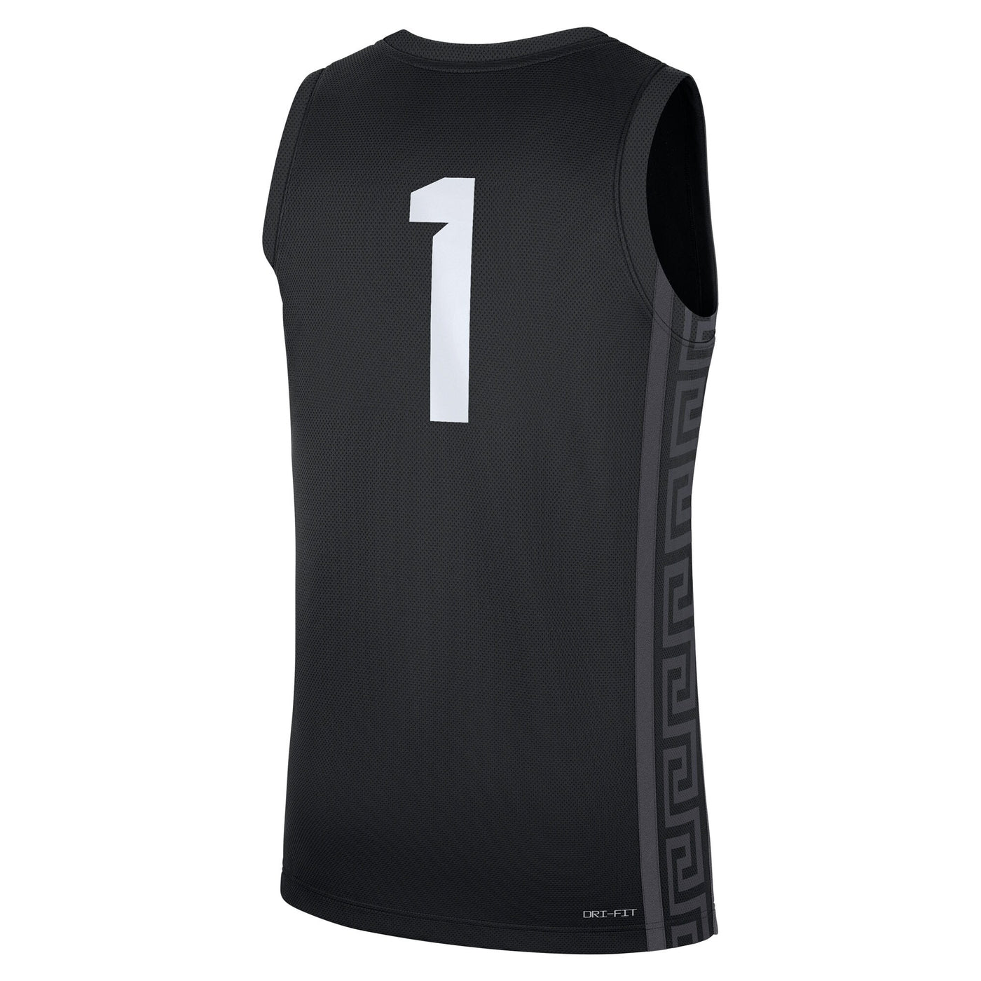 Nike #1 Black Michigan State Spartans Alternate Replica Jersey