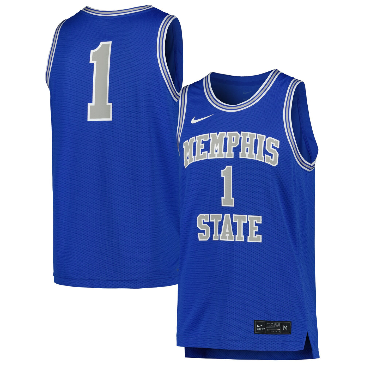 Nike Royal Memphis Tigers Replica Basketball Jersey