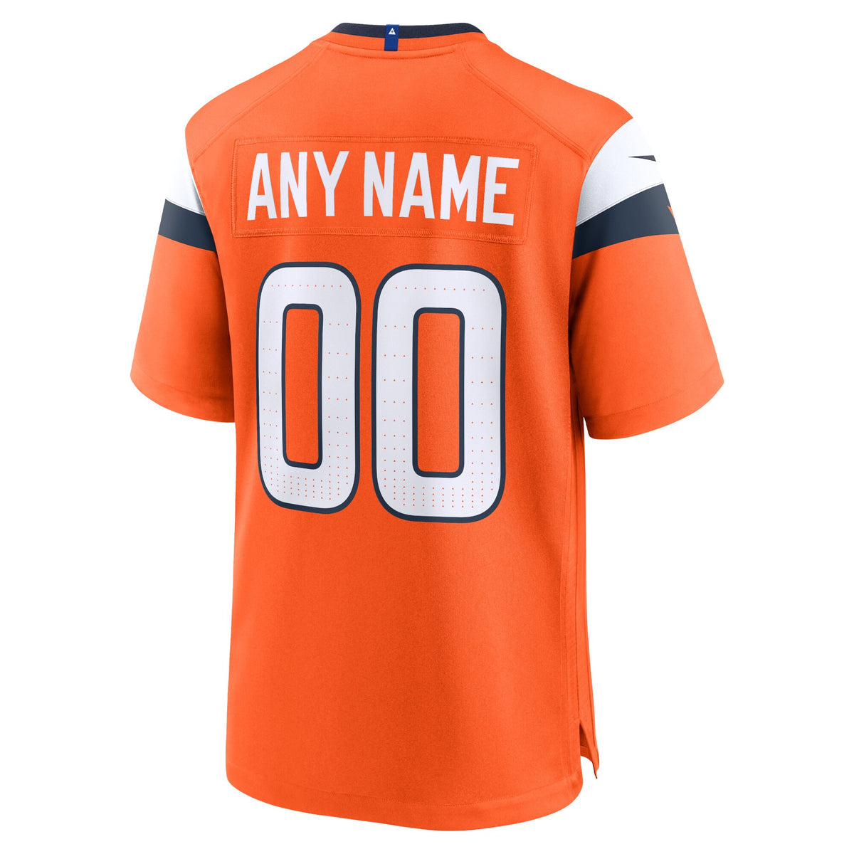 Denver Broncos Orange Team Custom Game Jersey