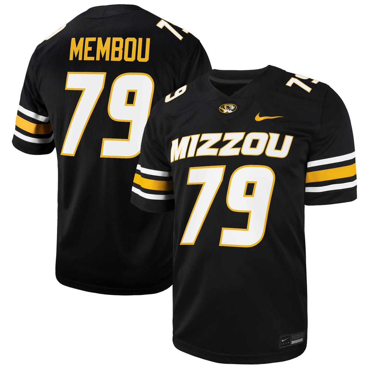 Armand Membou Missouri Tigers Alumni Game Jersey - Black