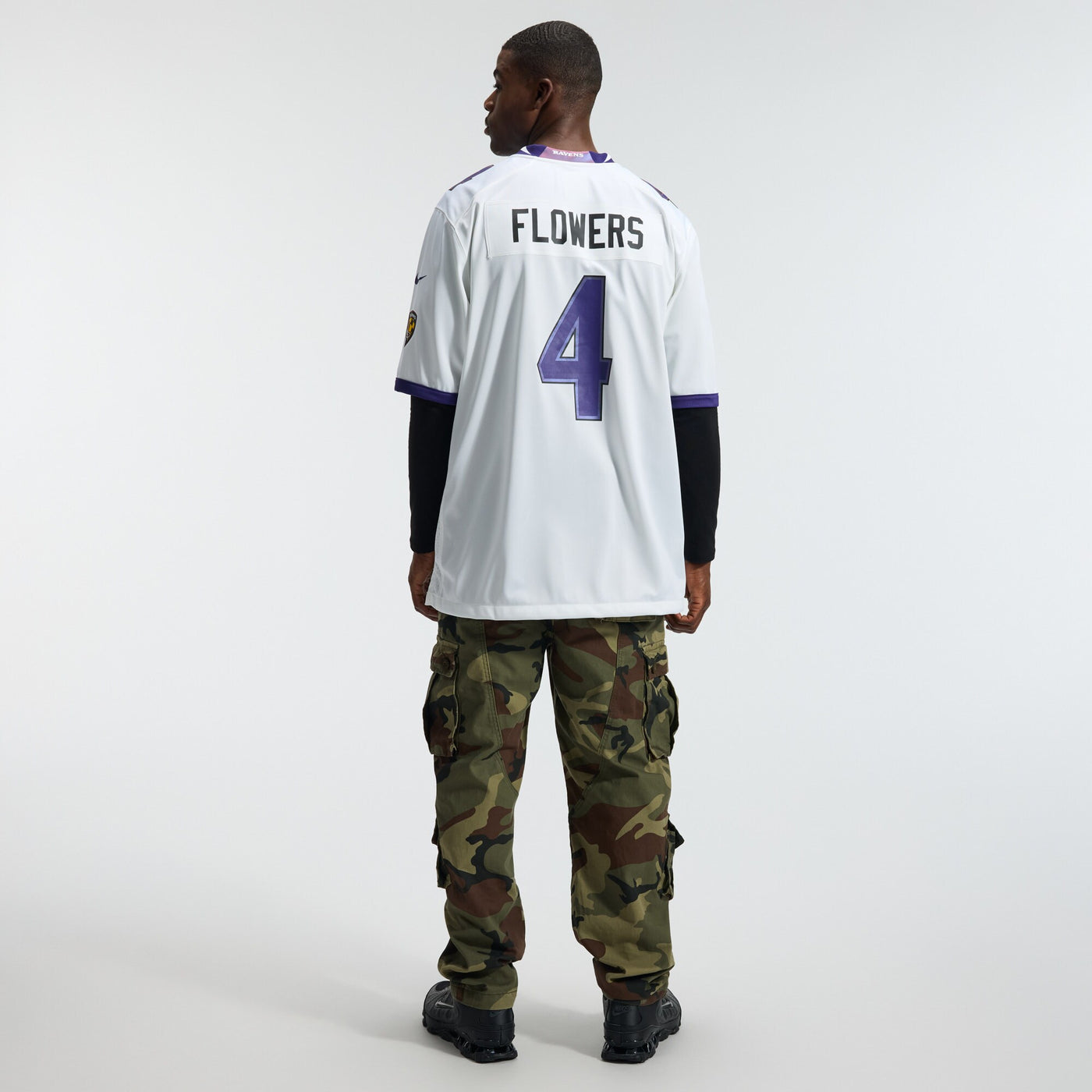 Baltimore Ravens Zay Flowers Nike White Game Jersey