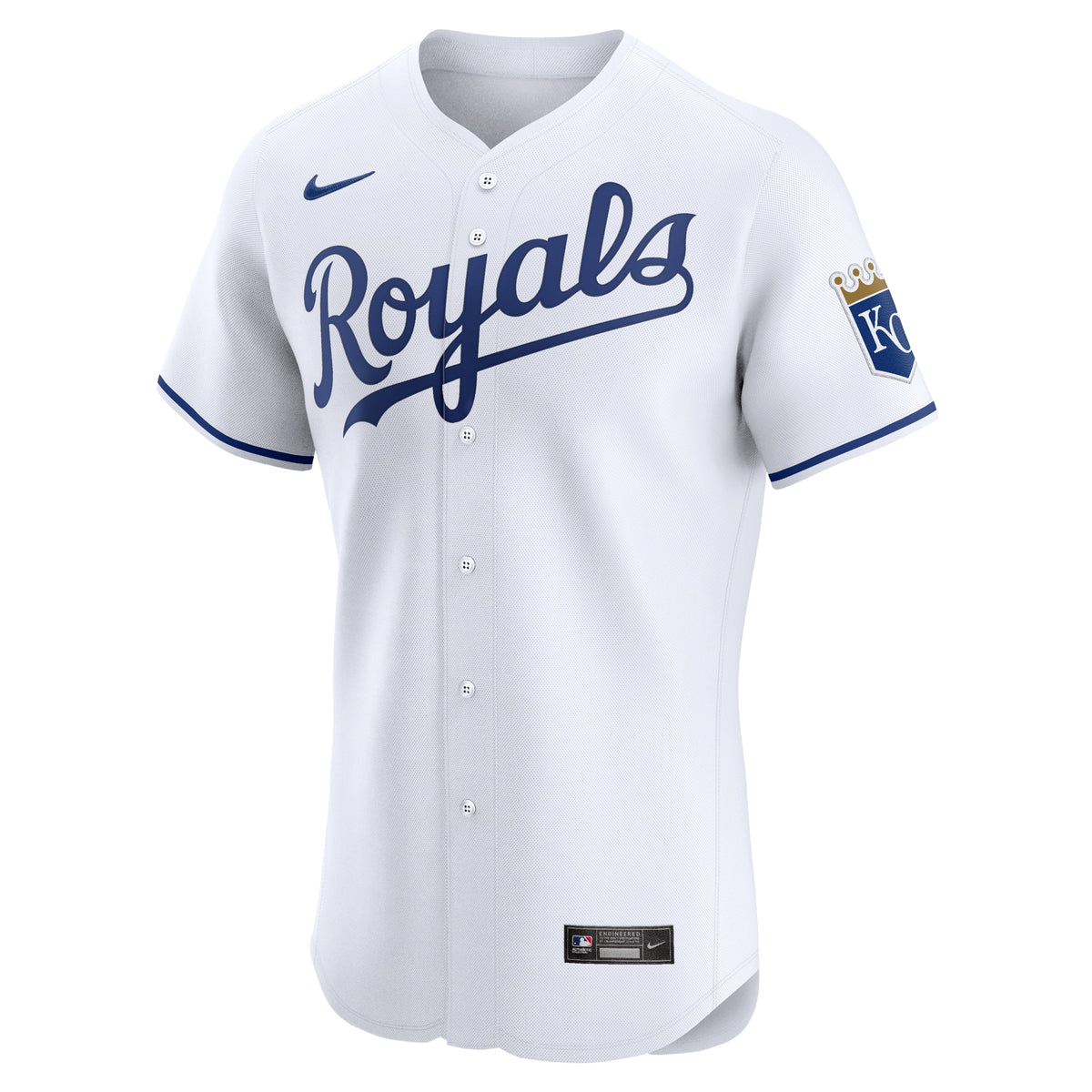 Kansas City Royals White Home Elite Jersey