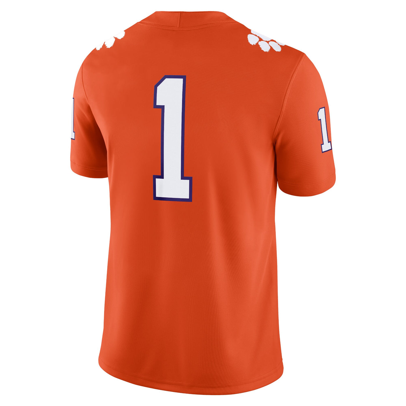 Nike #1 Orange Clemson Tigers Game Jersey