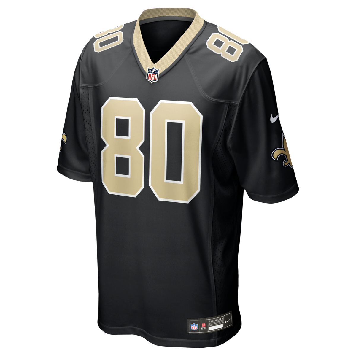 New Orleans Saints Moliki Matavao Black Team Game Jersey