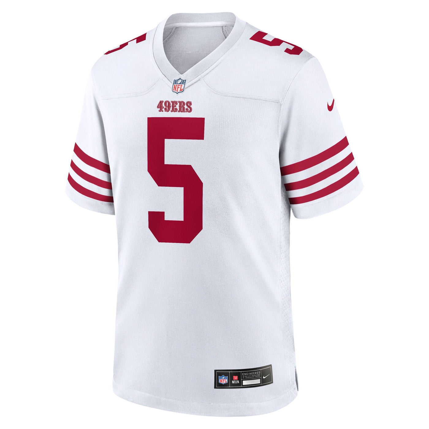 San Francisco 49ers Mike Evans Nike White Game Jersey