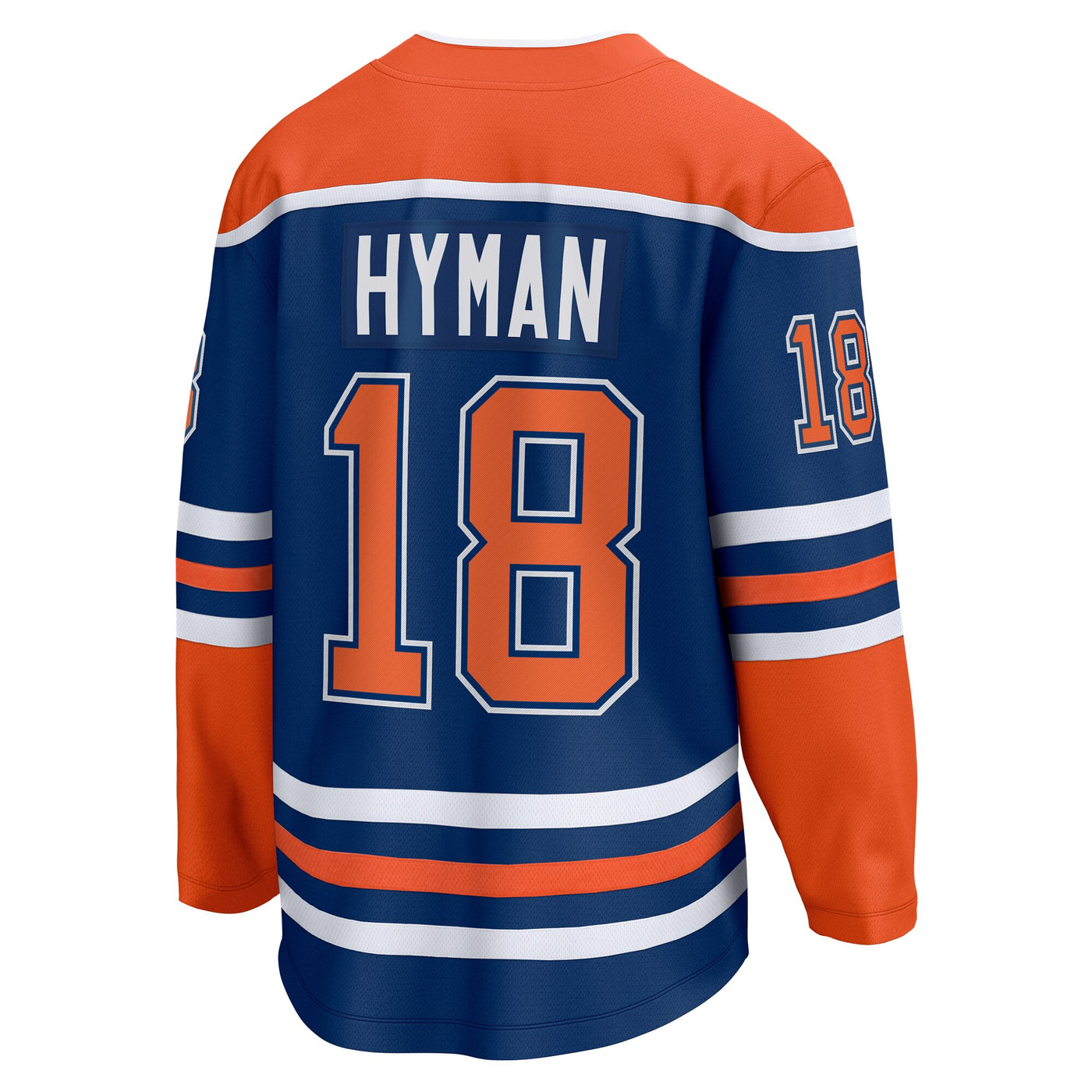 Edmonton Oilers Zach Hyman Fanatics Royal Home Breakaway Player Jersey