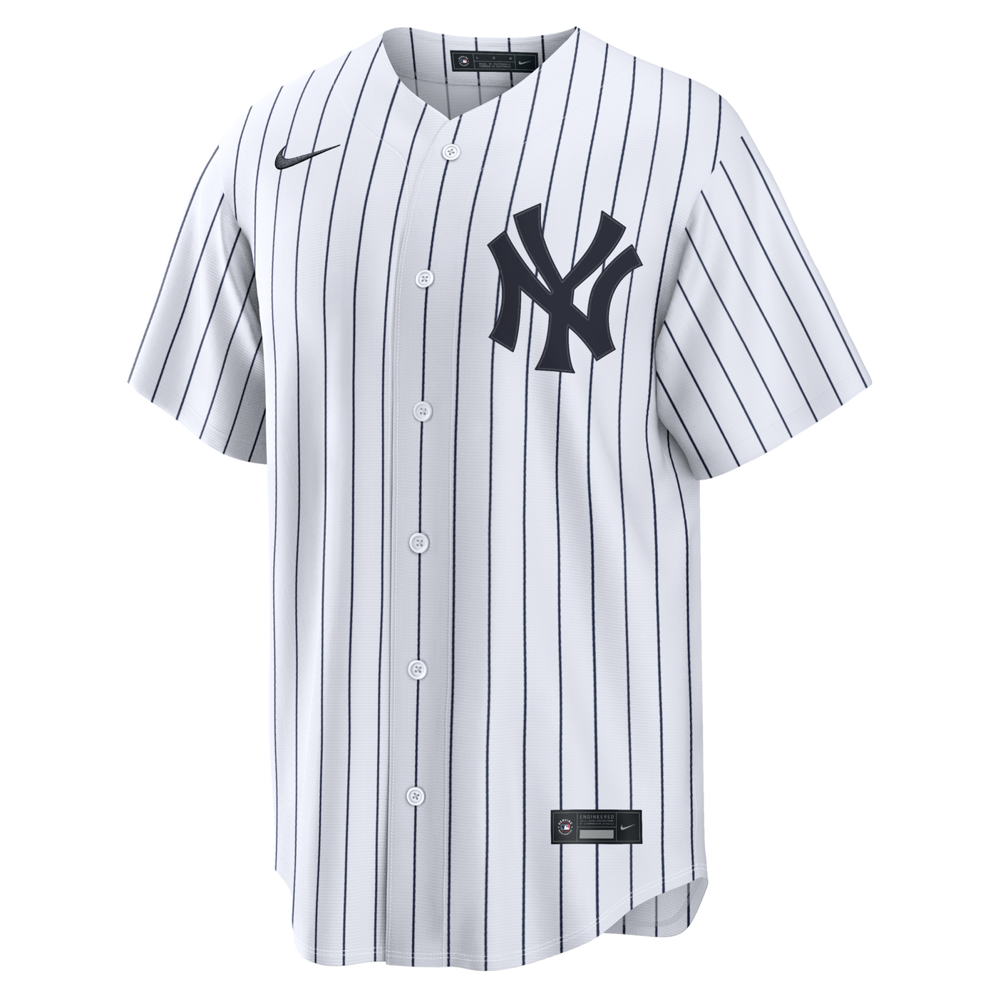 New York Yankees Nike White Home Replica Custom Jersey