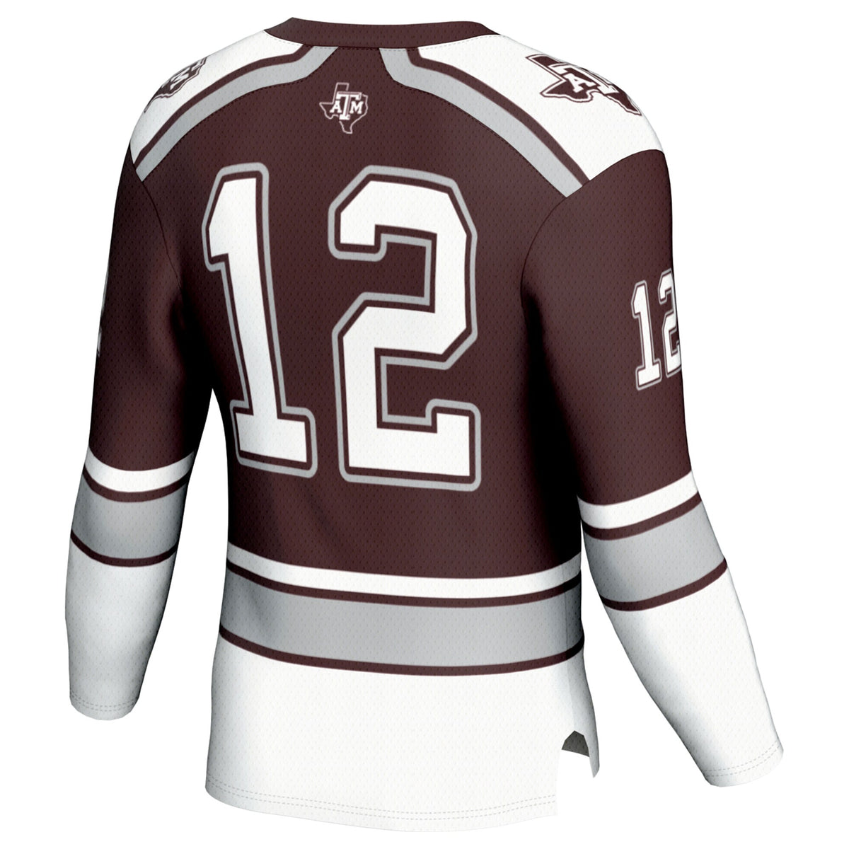 #12 Texas A&M Aggies GameDay Greats Hockey Fashion Jersey – Maroon