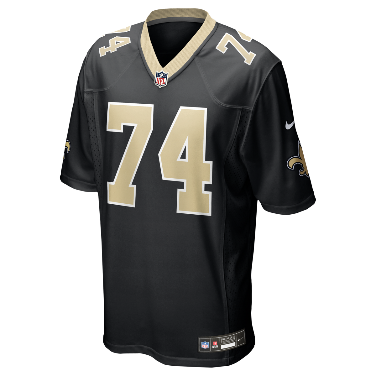 New Orleans Saints Xavier Truss Black Team Game Jersey