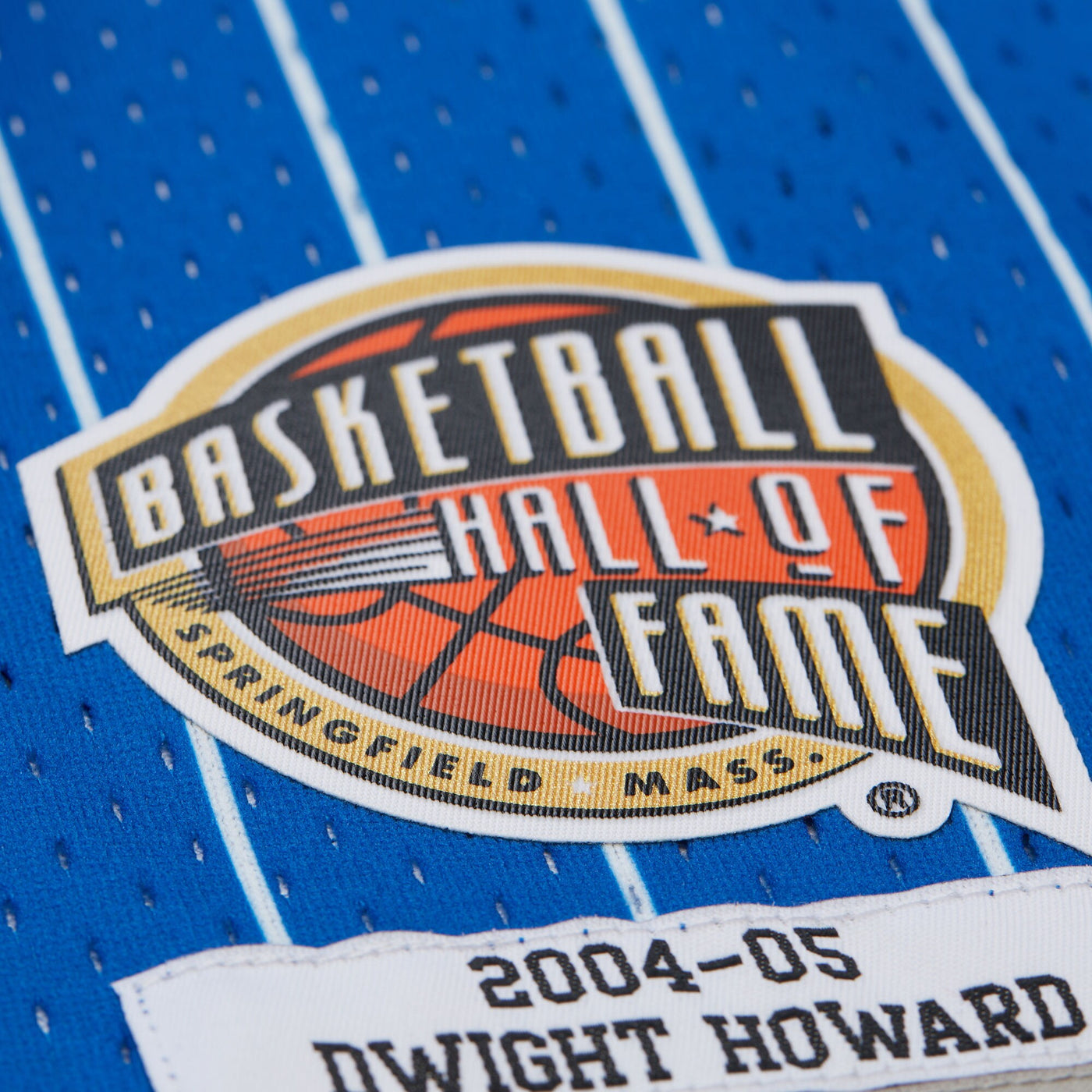 Dwight Howard Blue Orlando Magic 2004/05 Hardwood Classics Hall of Fame Swingman Jersey