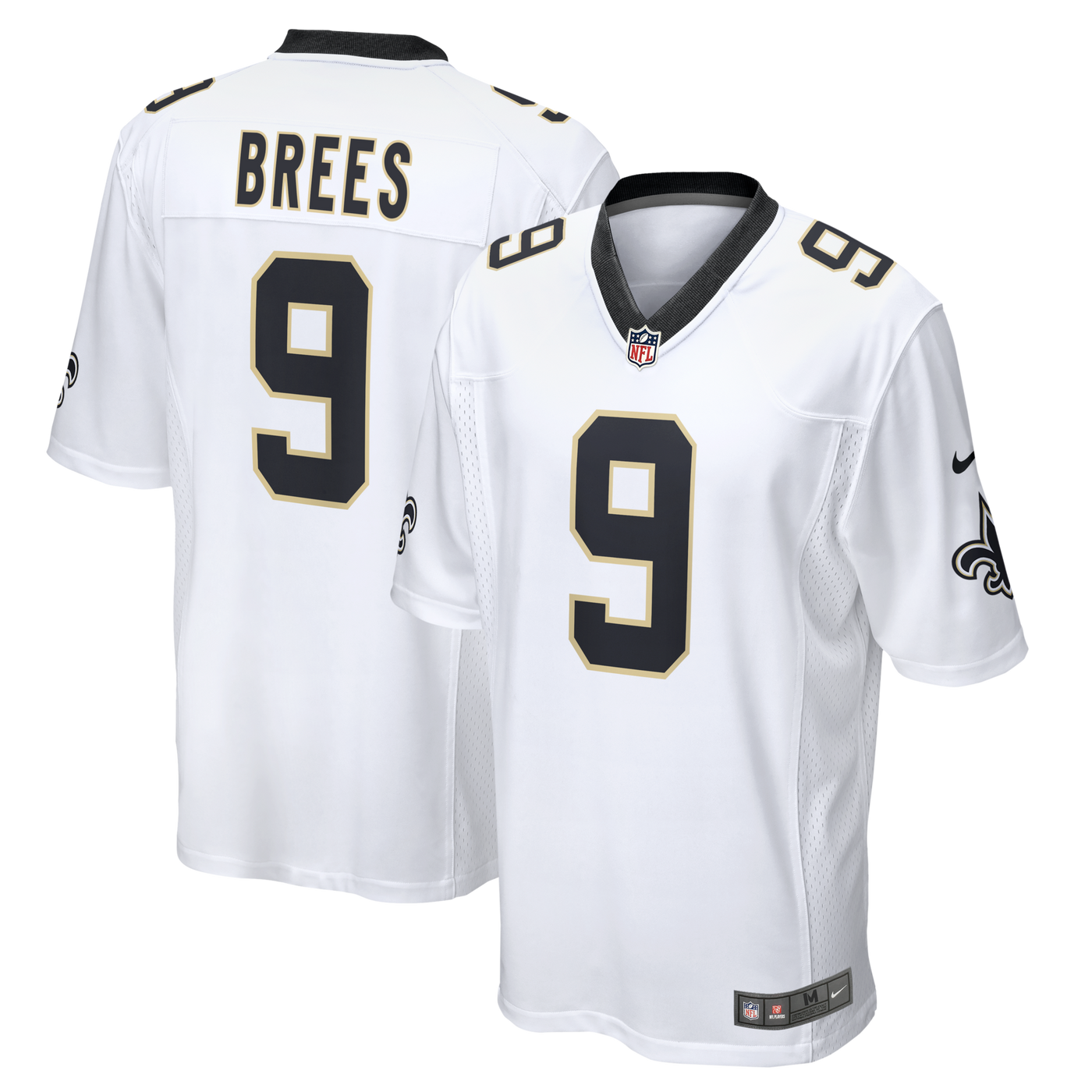 New Orleans Saints Drew Brees Nike White Game Jersey