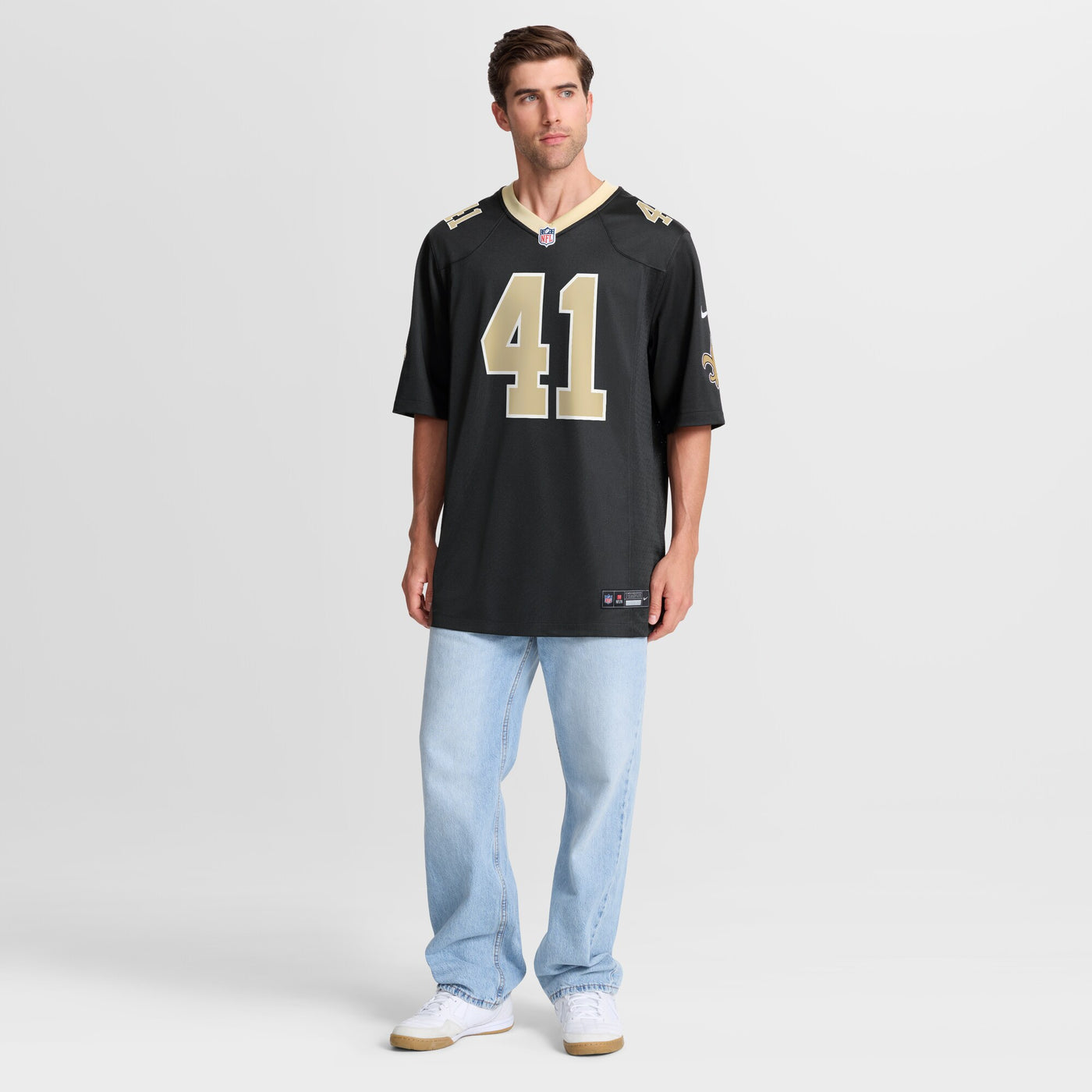 New Orleans Saints Alvin Kamara Nike Black Game Jersey