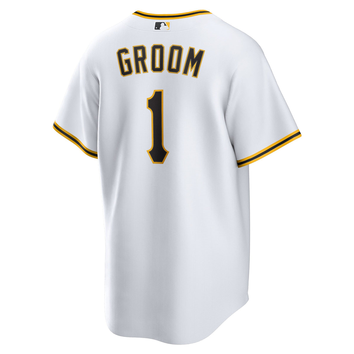 Pittsburgh Pirates White #1 Groom Home Replica Jersey