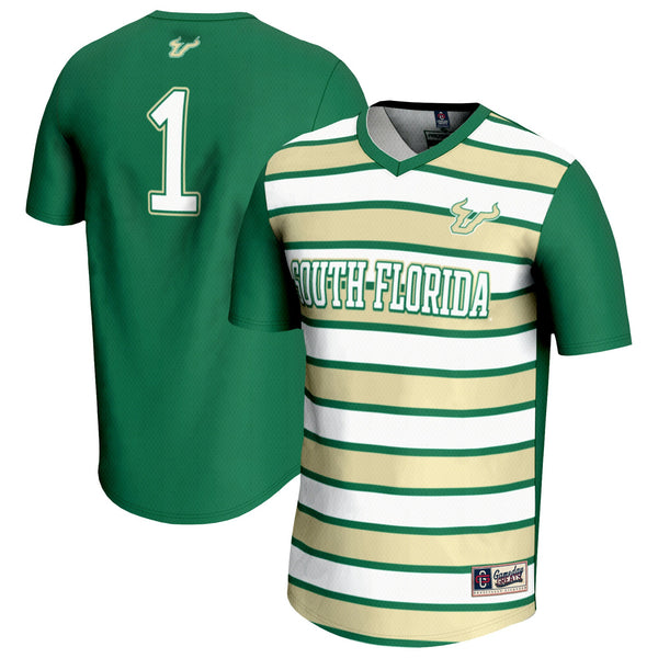 GameDay Greats #1 Green South Florida Bulls Lightweight Soccer Fashion Jersey