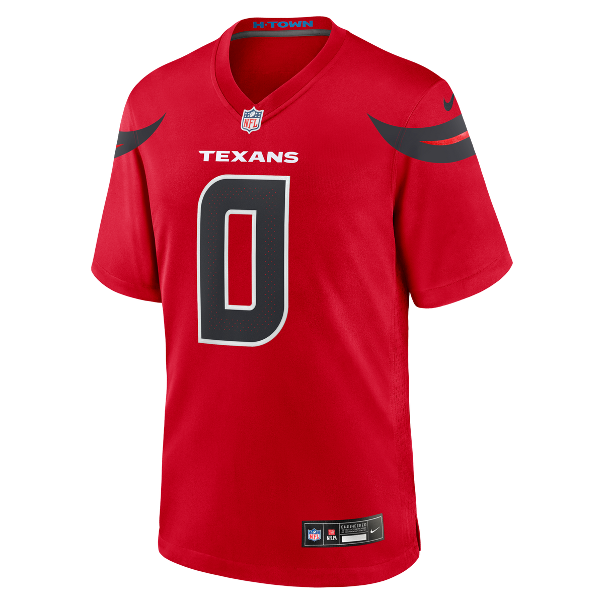 Houston Texans Azeez Al-Shaair Red Alternate Game Jersey