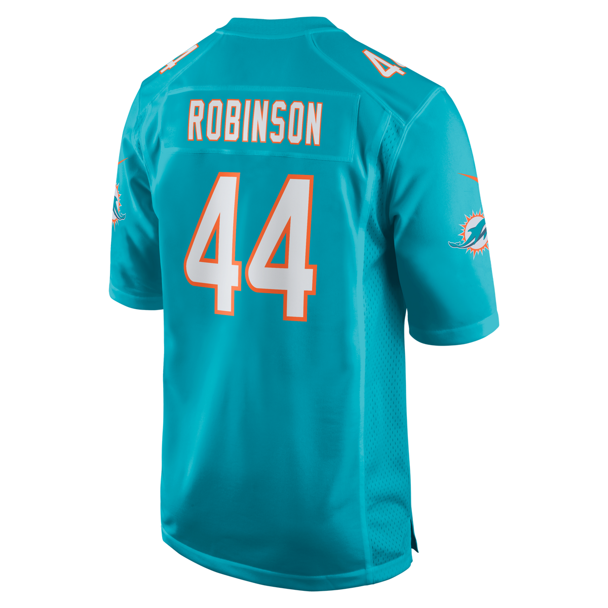 Miami Dolphins Chop Robinson Aqua Game Jersey