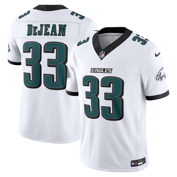 Philadelphia Eagles Cooper DeJean Nike White Vapor F.U.S.E. Stitched Limited Jersey