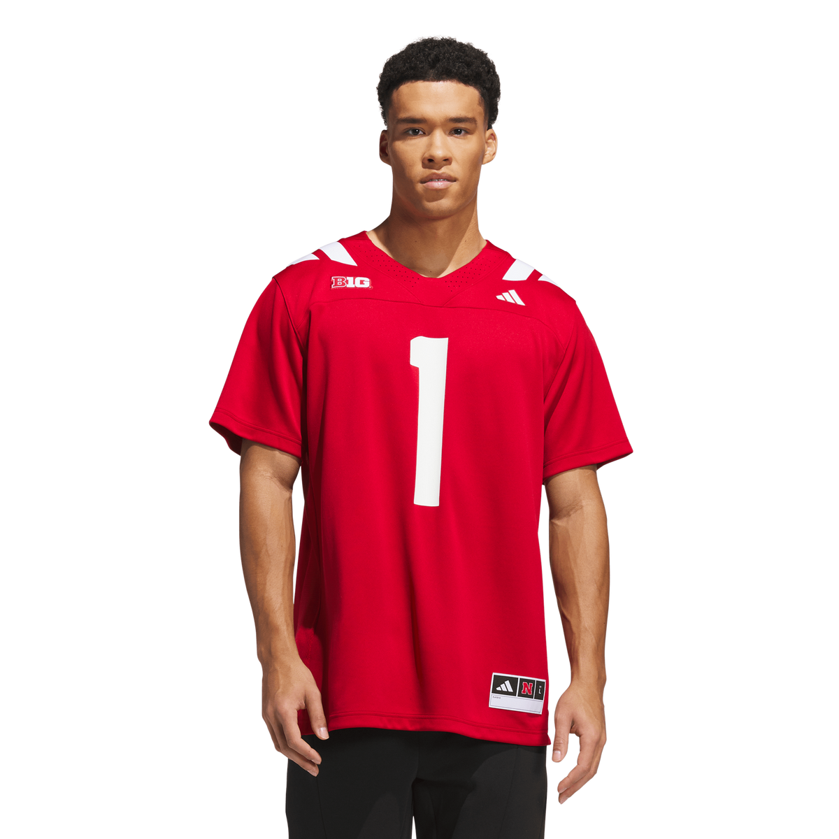 #1 Nebraska Huskers Home Premier Jersey - Scarlet