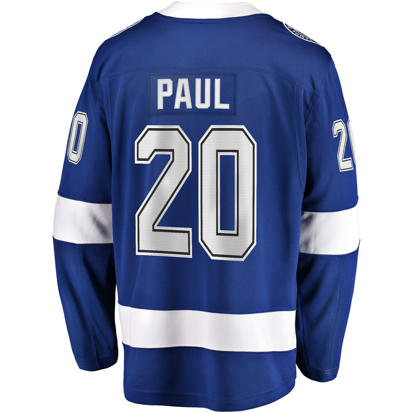 Tampa Bay Lightning Nicholas Paul Fanatics Blue Home Breakaway Player Jersey