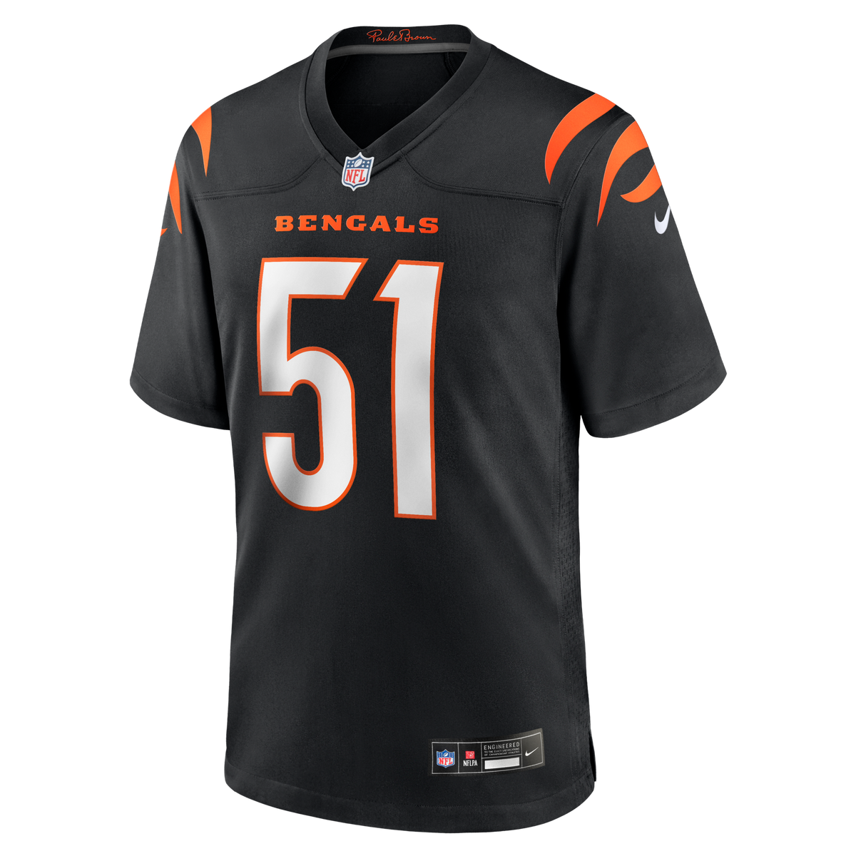 Cincinnati Bengals Isaiah Foskey Black Team Game Jersey