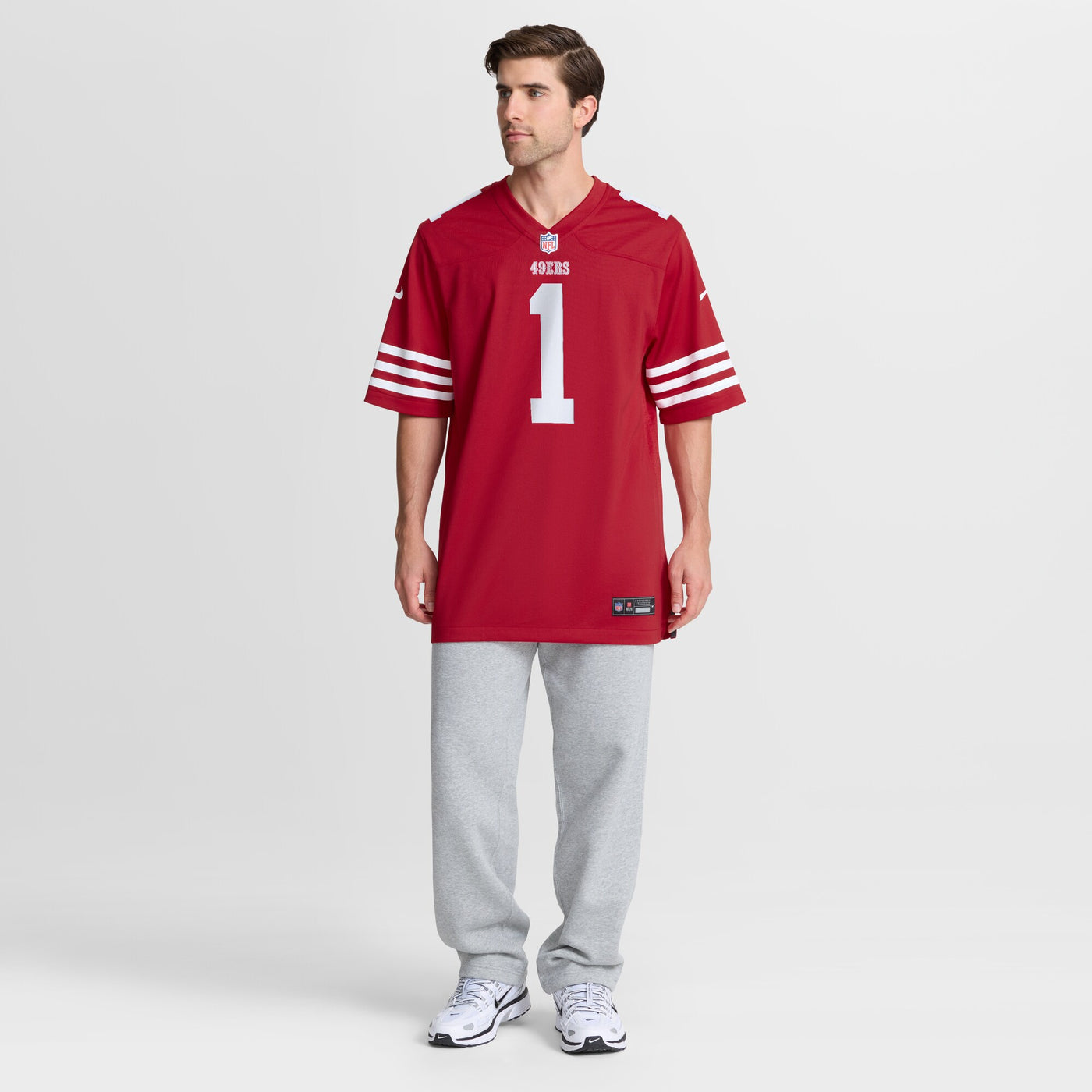 San Francisco 49ers Ricky Pearsall Nike Scarlet Team Game Jersey