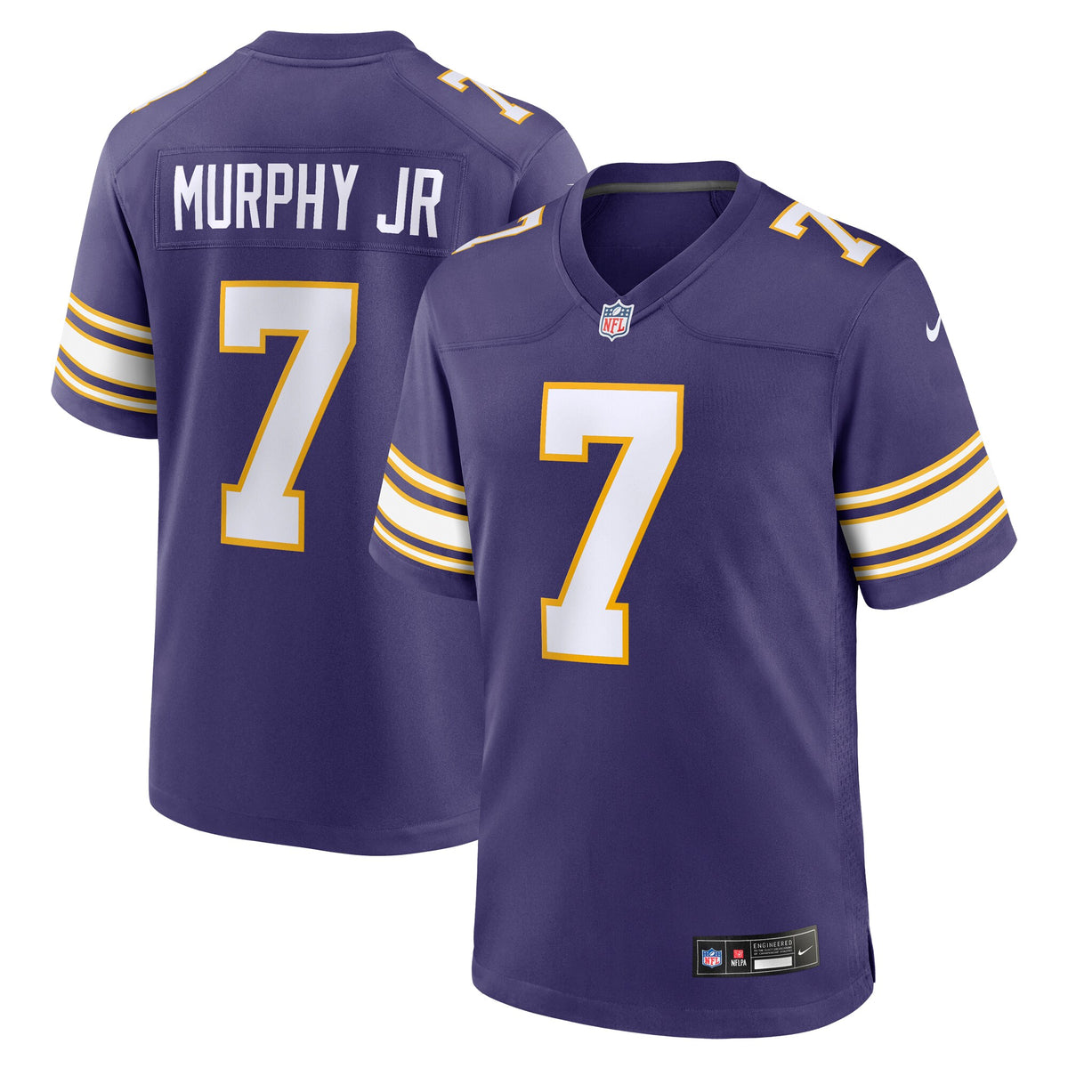 Minnesota Vikings Byron Murphy Jr. Purple Alternate Game Jersey