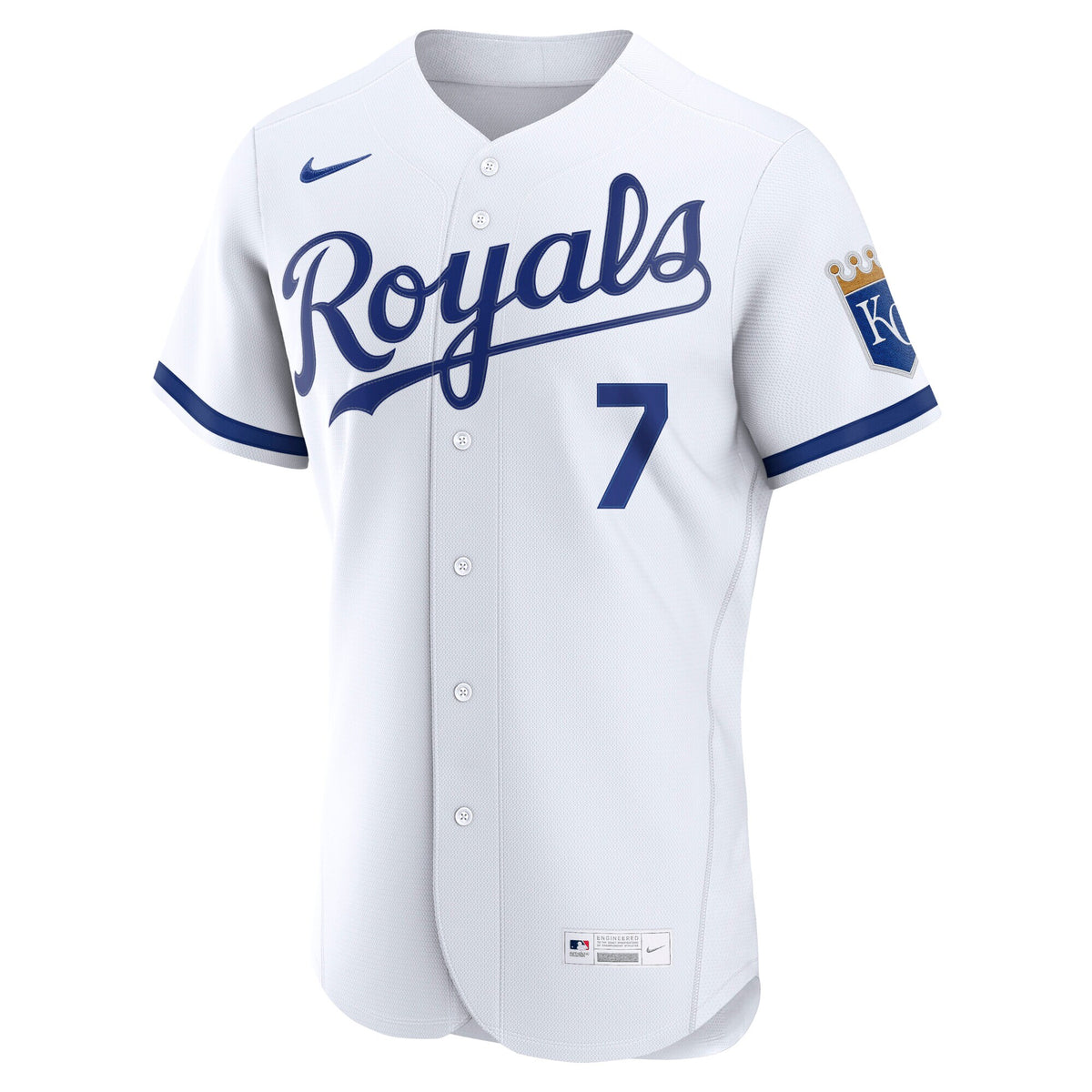 Kansas City Royals Bobby Witt Jr. White Authentic Jersey