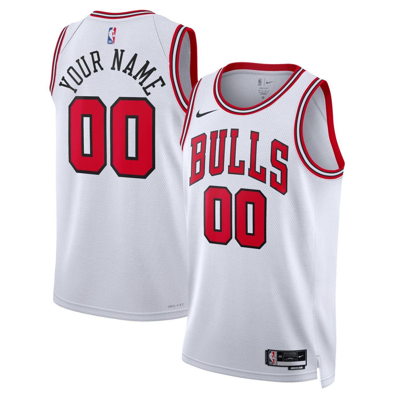 Chicago Bulls Nike Association Swingman Jersey - Custom