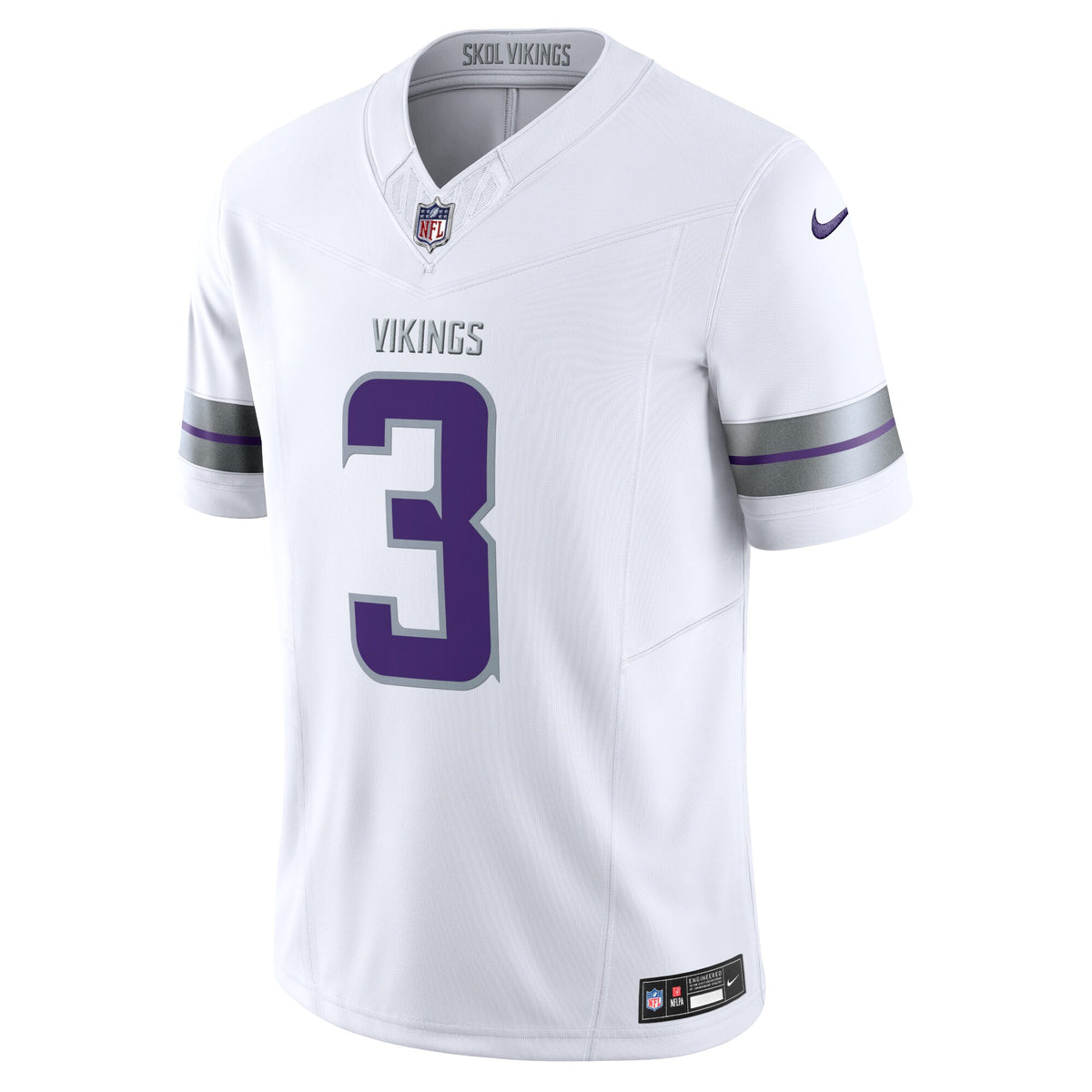 Minnesota Vikings Jordan Addison White Alternate Vapor F.U.S.E. Limited Jersey