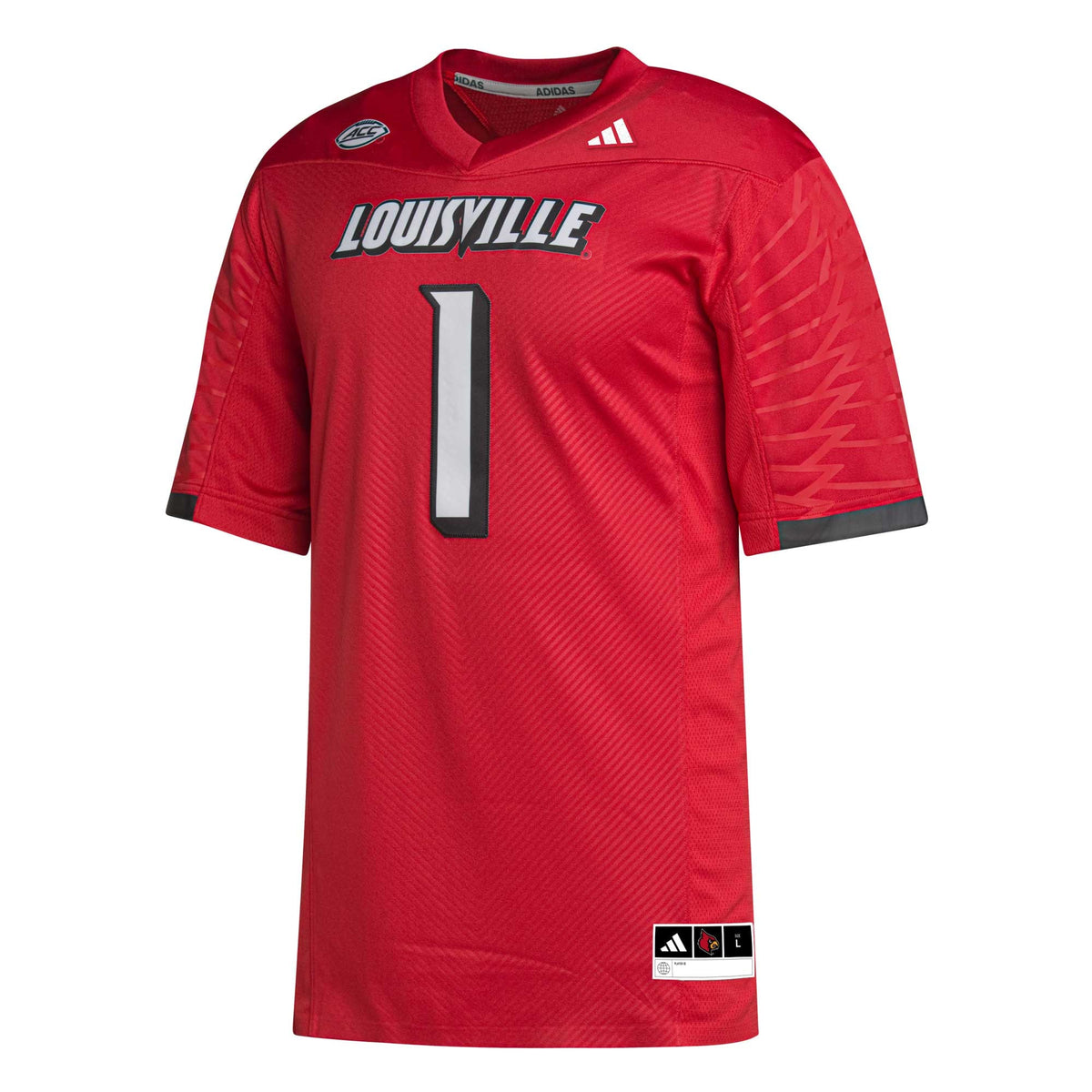 #1 Louisville Cardinals Premier Football Jersey - Cardinal