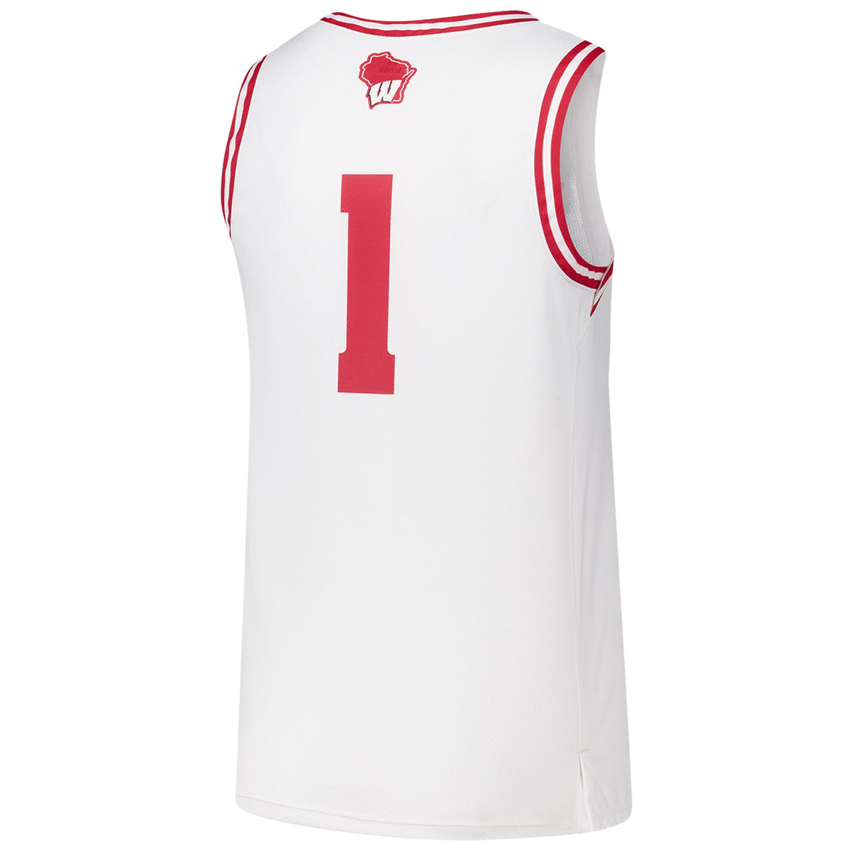 #1 Wisconsin Badgers Under Armour Replica Basketball Jersey - White