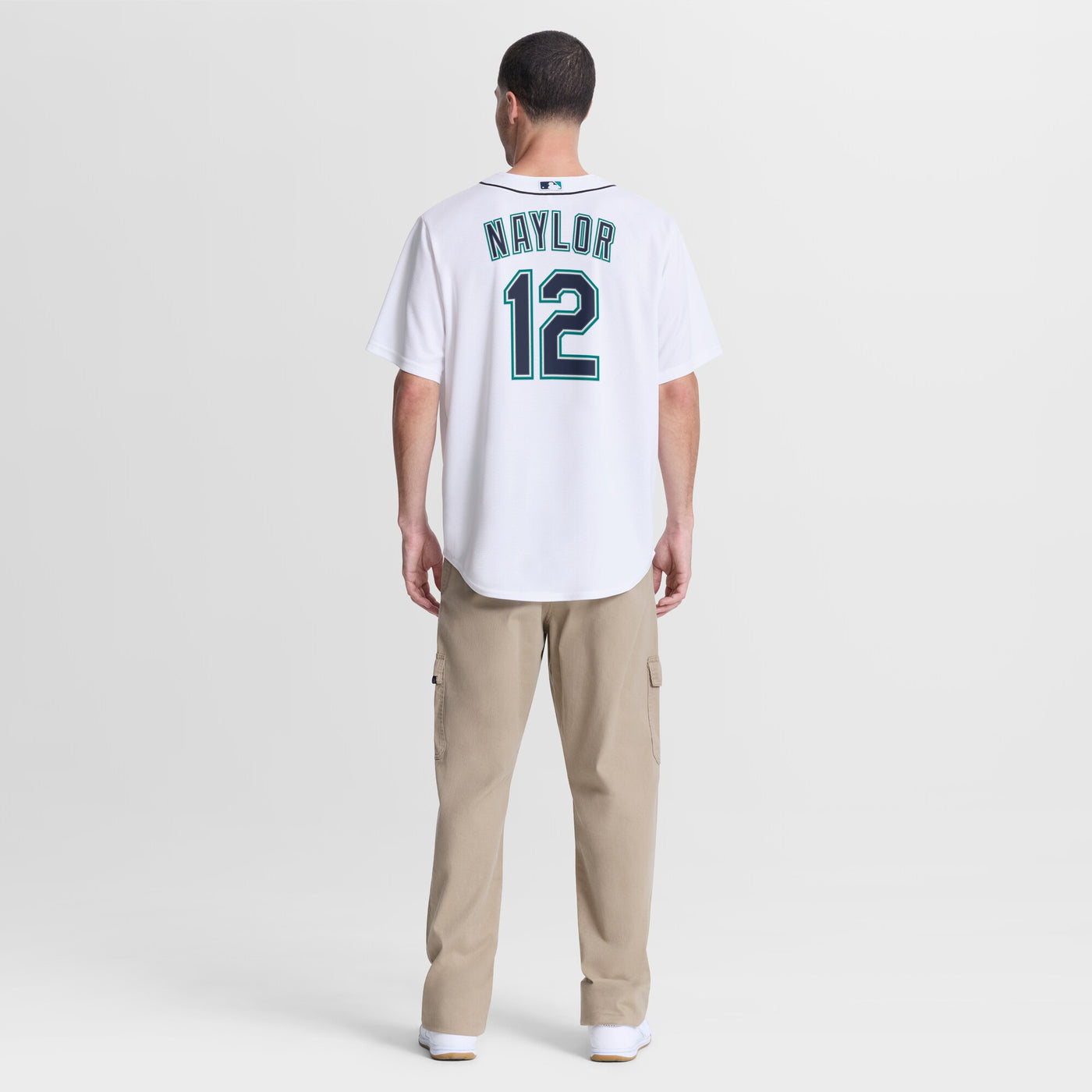 Seattle Mariners Josh Naylor Nike White Home Replica Jersey